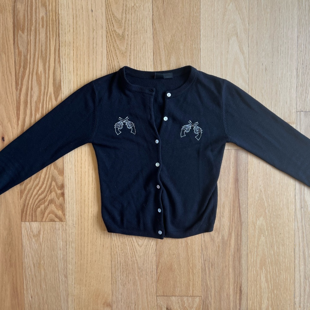 RARE Vintage rockabilly cardigan xs